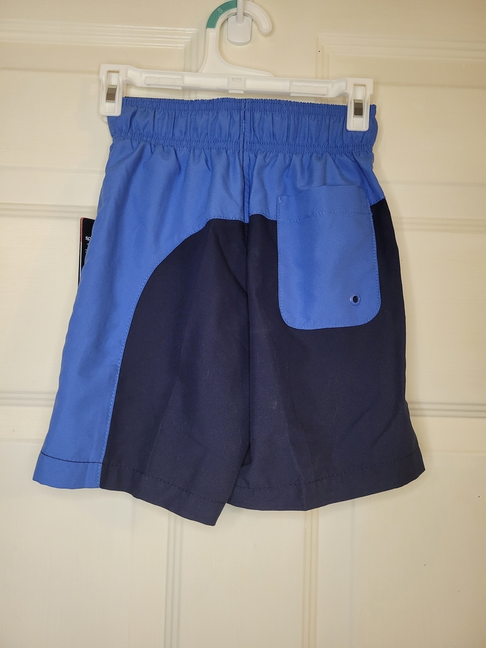 Speedo Boy's Two-Tone Blue Swim Shorts - Picture 6 of 9